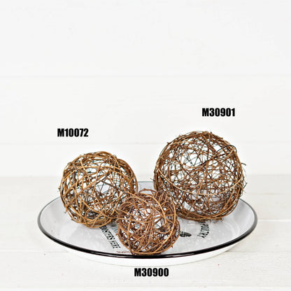 Grapevine Twig Ball-Brown 4"