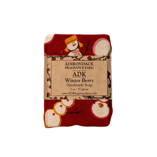 Cloth Wrapped Handmade Soap Bars 2oz