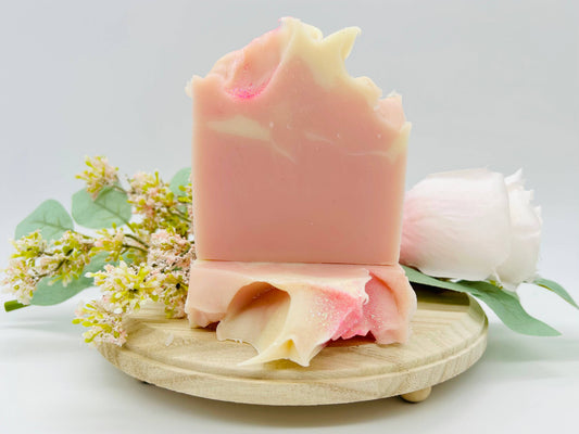 Pink Berry Mimosa Handmade Soap Bar (Vegan)
