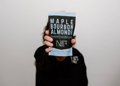Maple Bourbon Almonds | 12-Count Gourmet Roasted Nuts