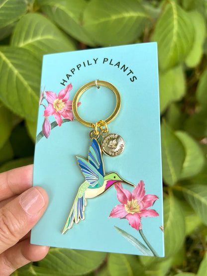 Hummingbird Keychain & Bag Charm