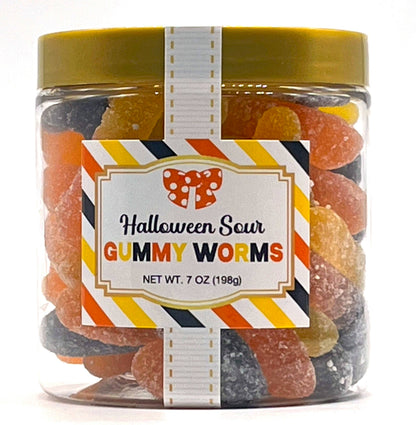 Halloween Candy Sugar Stacks - Halloween Gummy Worms