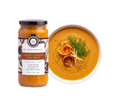 Carrot Ginger Dill Soup -16 Oz