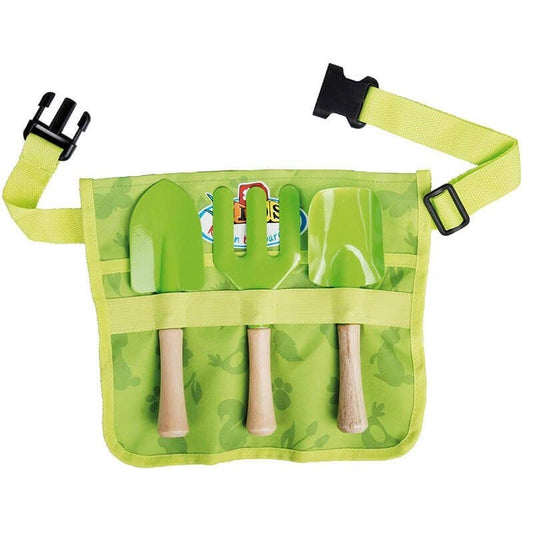 Children's Apron w/Tools, Canvas/Metal, Green