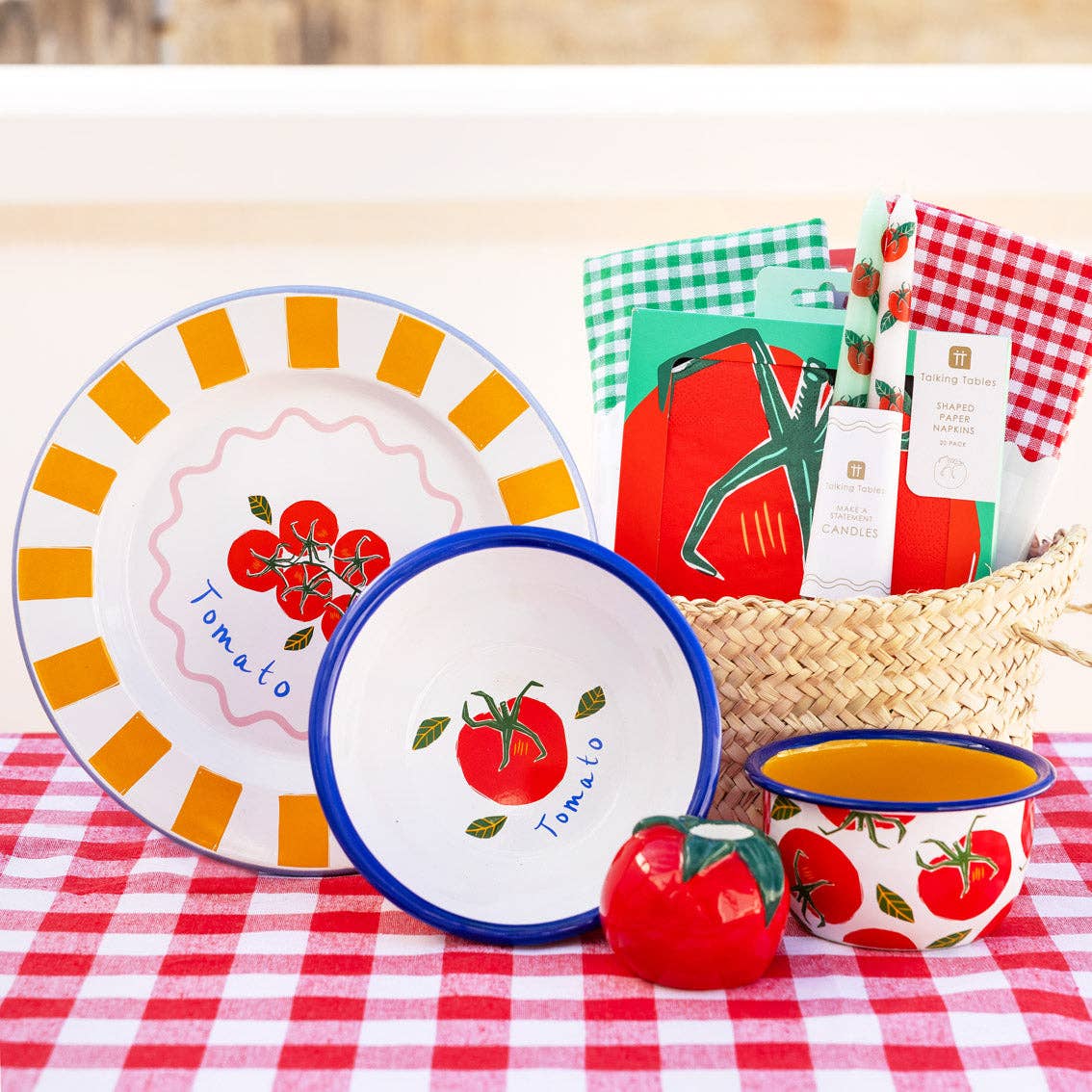 Tomato Taper Dinner Candles - 2 Pack | Mothers Day Gifts |
