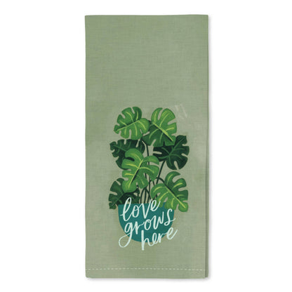 Potted Plant Kitchen Towel