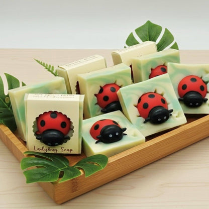 Ladybug Handmade Novelty Soap Bar