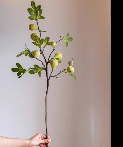 Wild Garden Faux Fig Stem 35.4" Tall