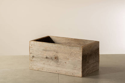 Reclaimed Wood Planter / Organizer Crate