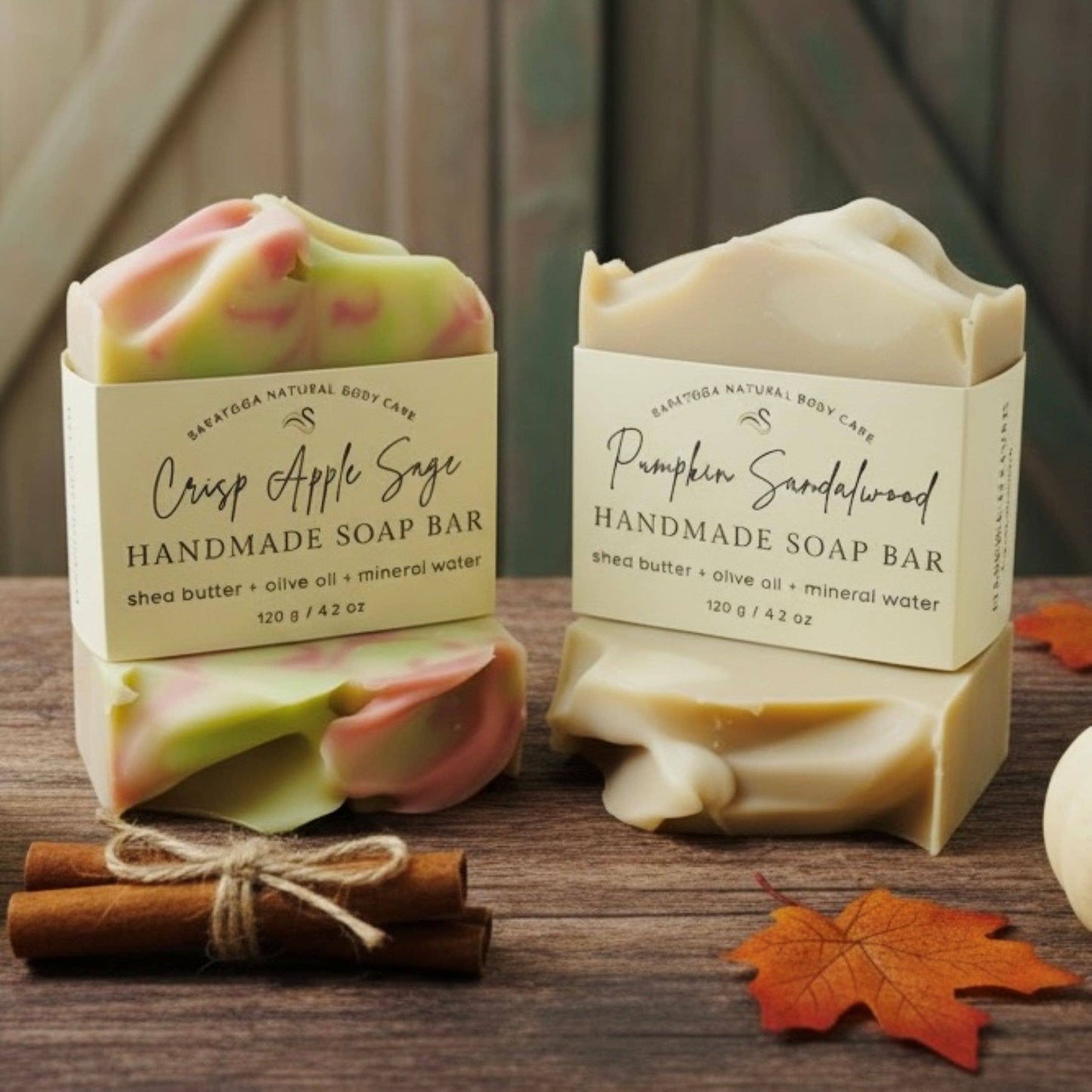 Pumpkin Sandalwood Handmade Soap Bar