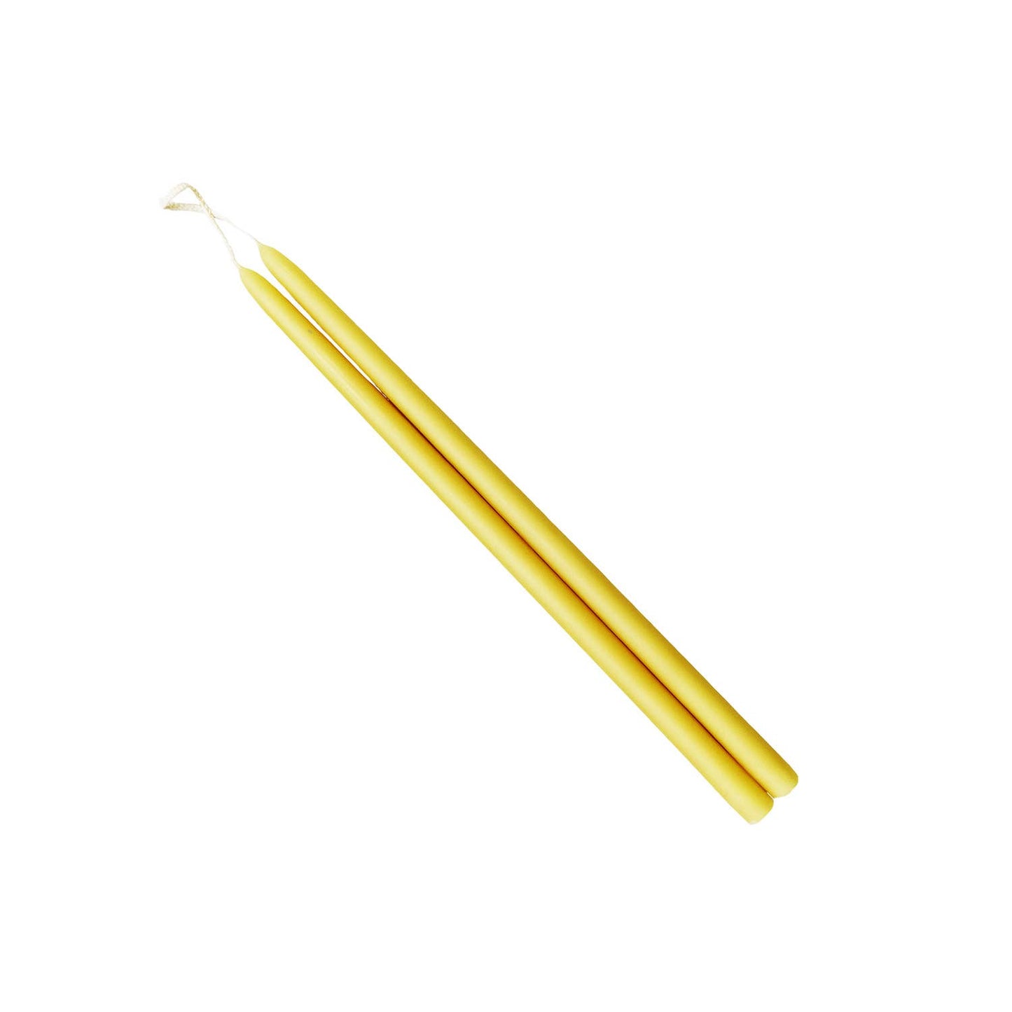 10" Pure Beeswax Hand Dipped Tiny Taper Candles