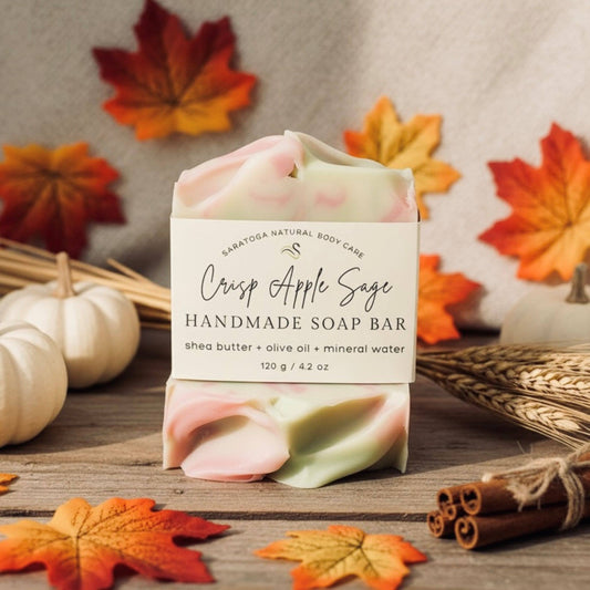 Crisp Apple Sage Handmade Soap Bar