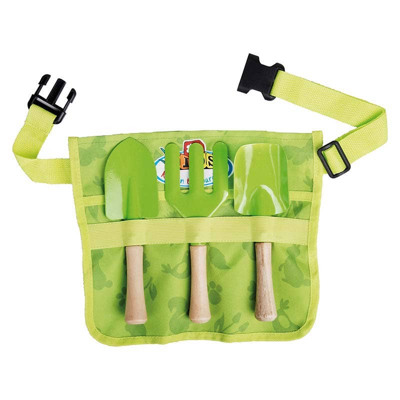 Children's Apron w/Tools, Canvas/Metal, Green