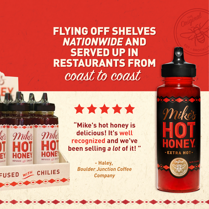 Mike's Hot Honey  Extra Hot  12oz  (Squeeze Bottle)