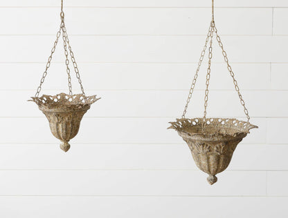 Iron Hanging Planters