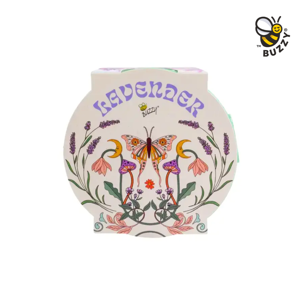 Painted Flower Grow Pail – Lavender Indoor Garden Gift