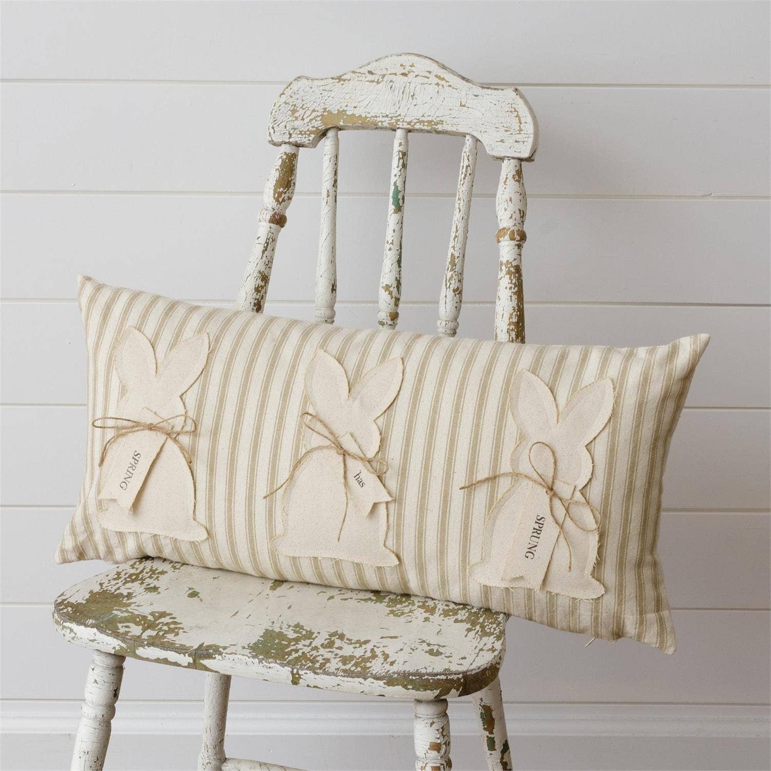 Audrey's Home & Gift Bunnies Pillow - Thumbnail 3