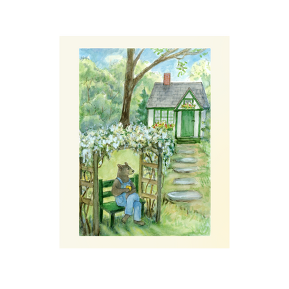 #800  Bernard's Morning Tea Notecard