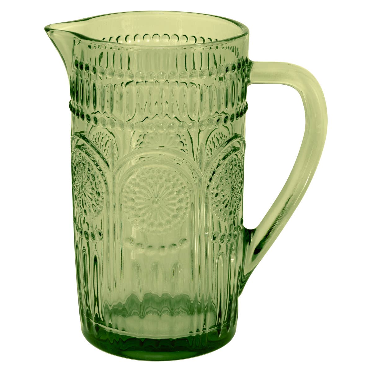 7.75" Tall Olive Codi Glass Pitcher Fall