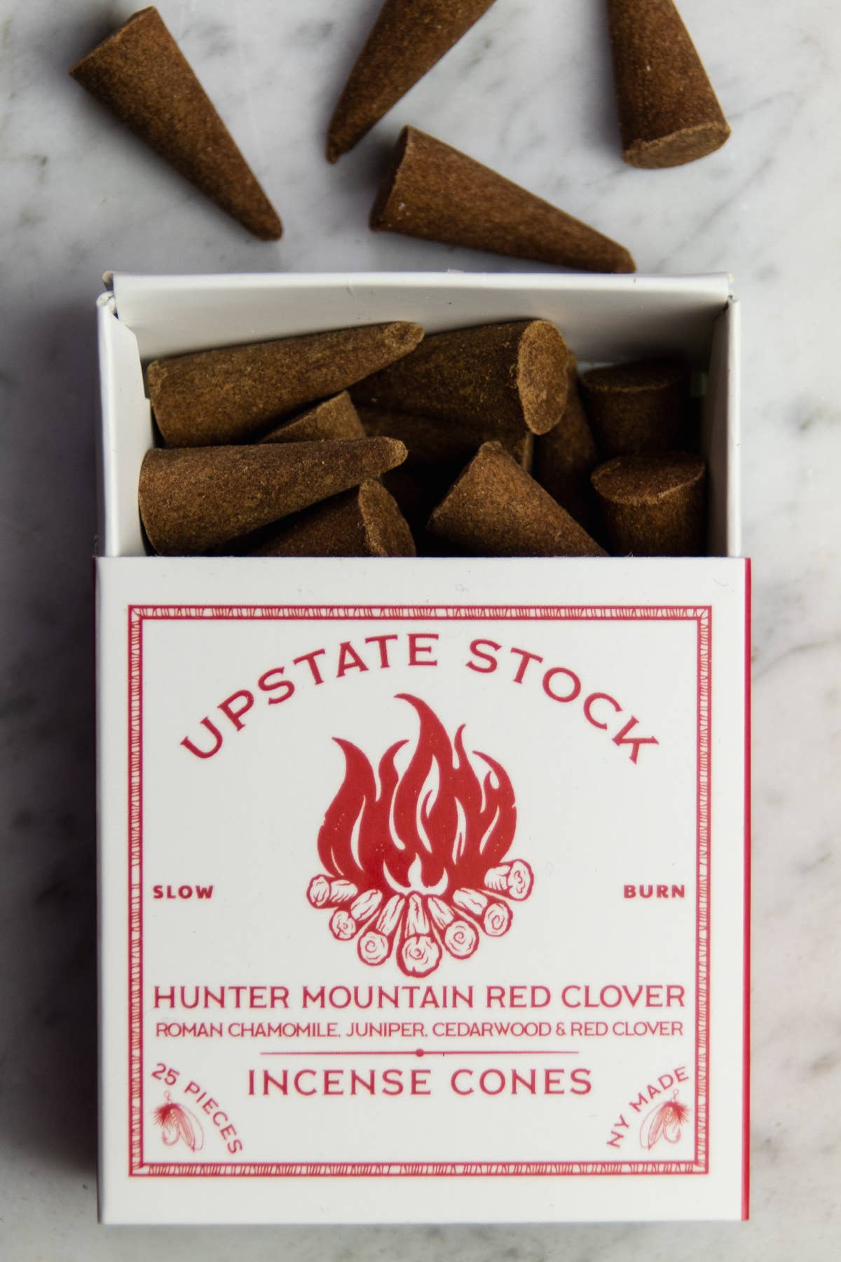 Hunter Mountain Spruce - 25 Pack Incense Cones - Upstate Stock