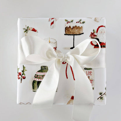 Classic christmas gift wrapping paper