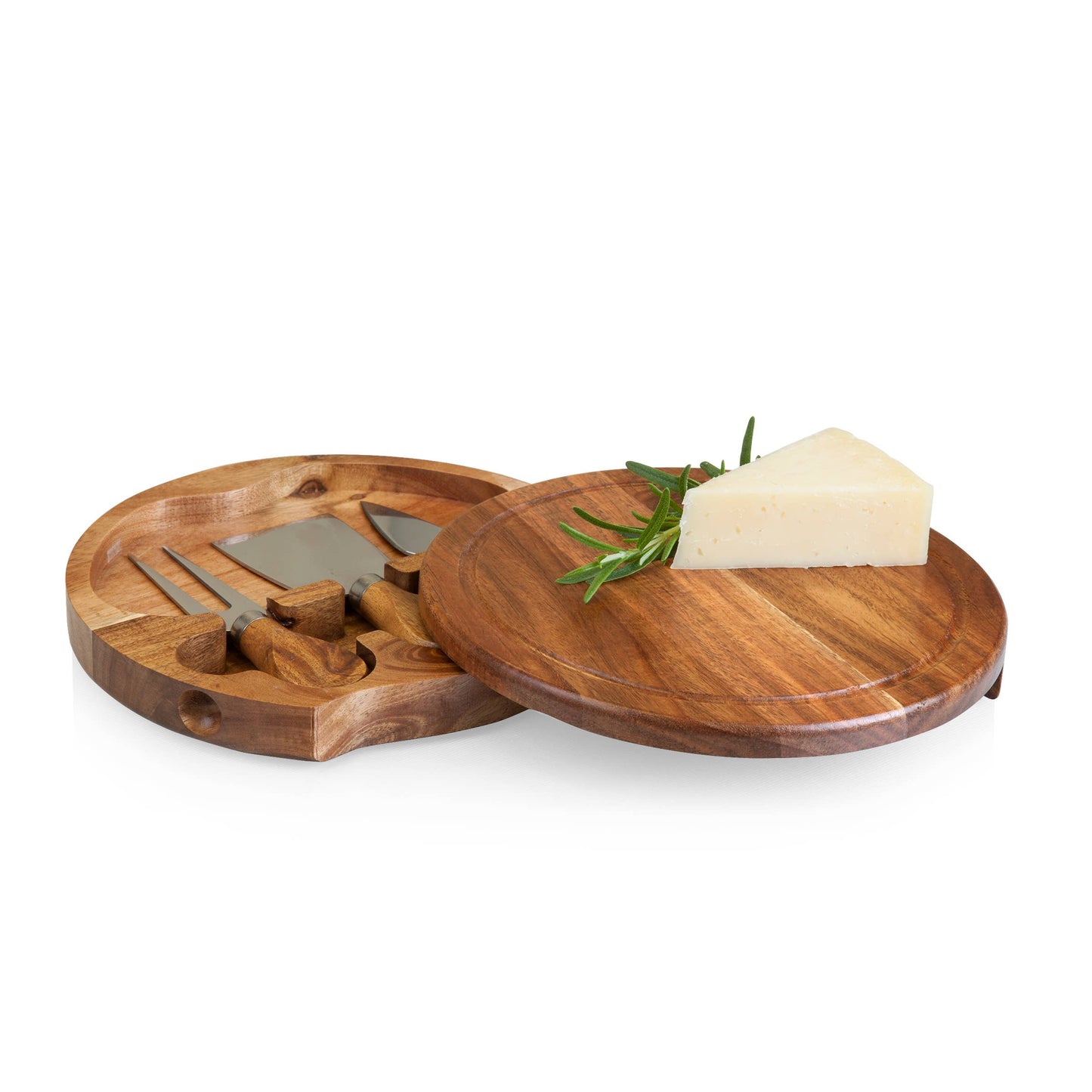 Acacia Brie Cheese Cutting Board & Tools
