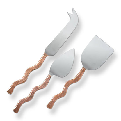 Evie Everyday Copper Cheese Utensils