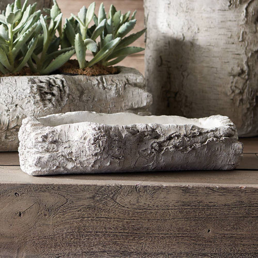 Aspen Log Planter 12.5"