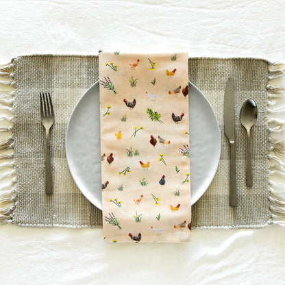 Chicken Meadows Kitchen Towel