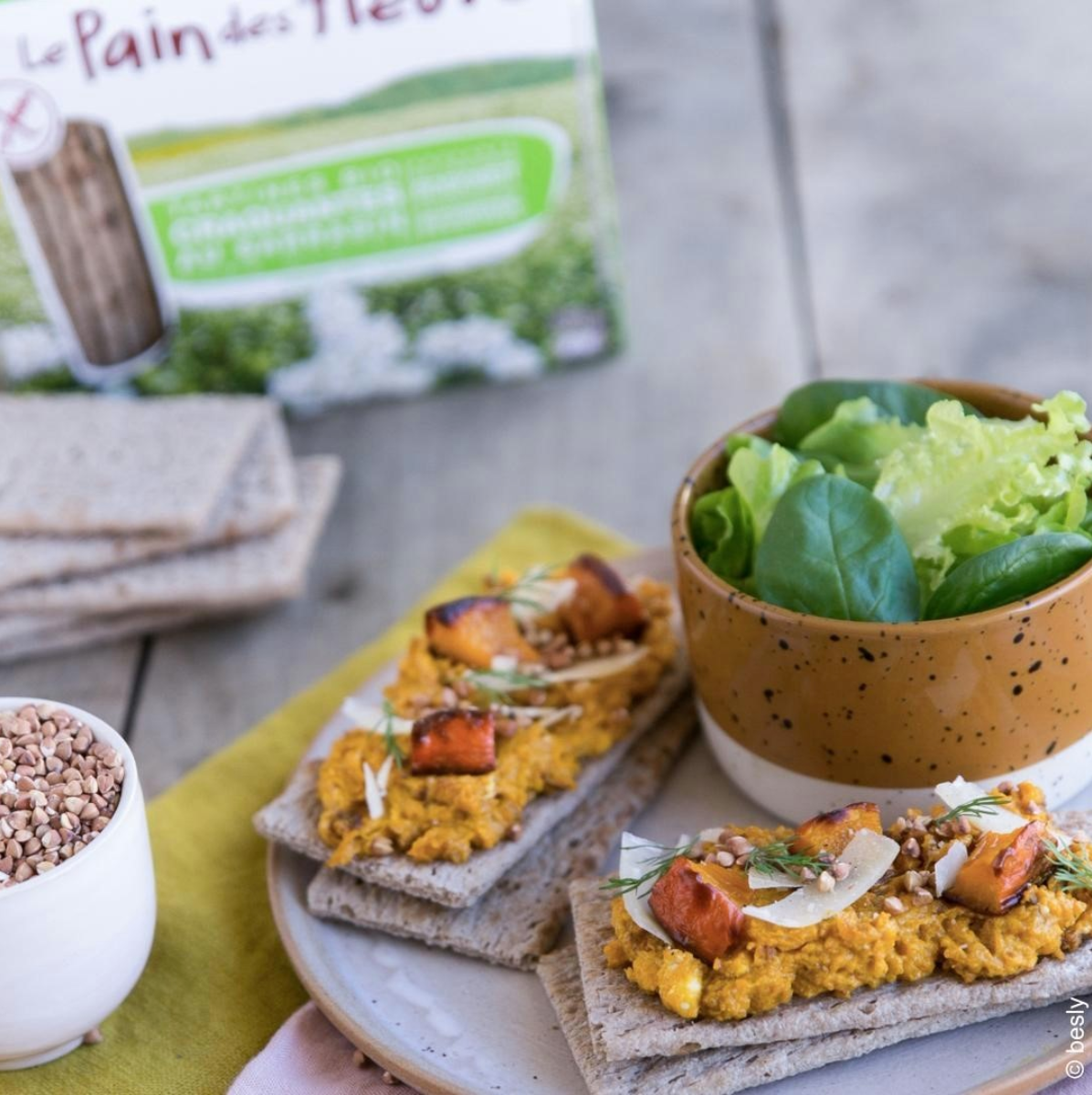 Gluten Free Crackers - Ancient Grain "Le Pain des Fleurs"