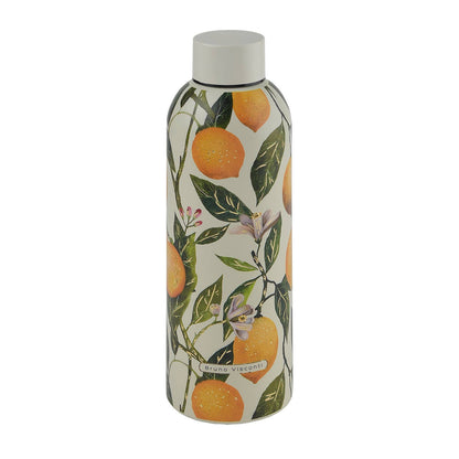 Stainless Steel 16 oz.  Insulated Bottle - Lemons