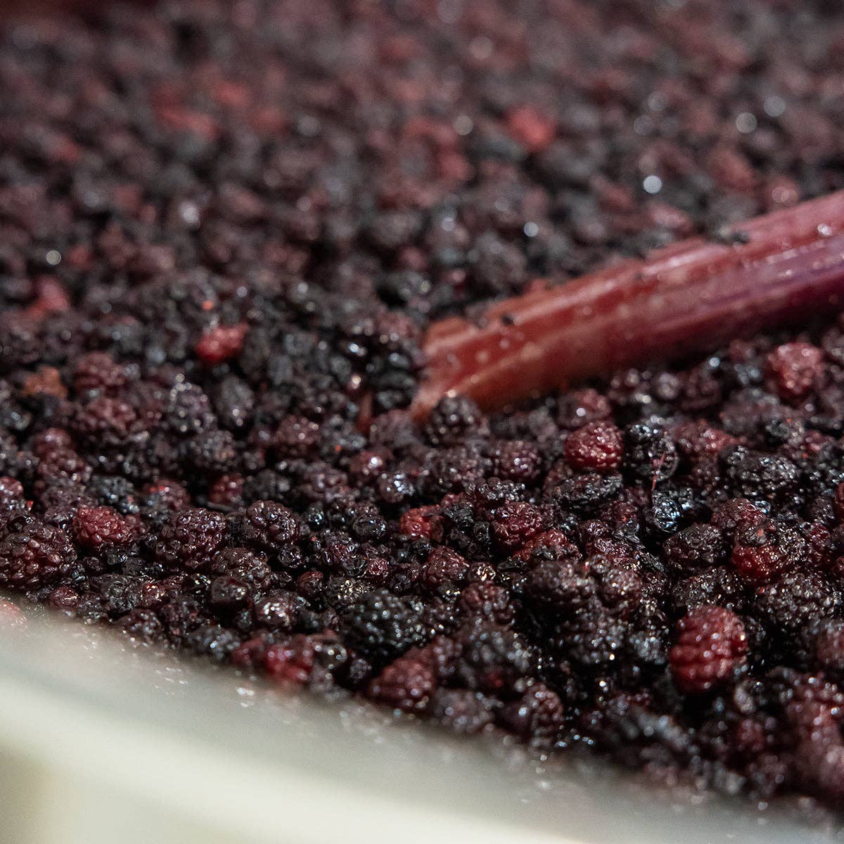 Blackberry Blueberry Balsamic Jam