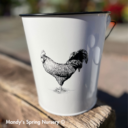 Farm Animal Bucket Planter