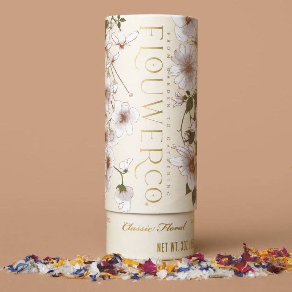 Classic Floral Garnishing Salt - Flouwer Co.