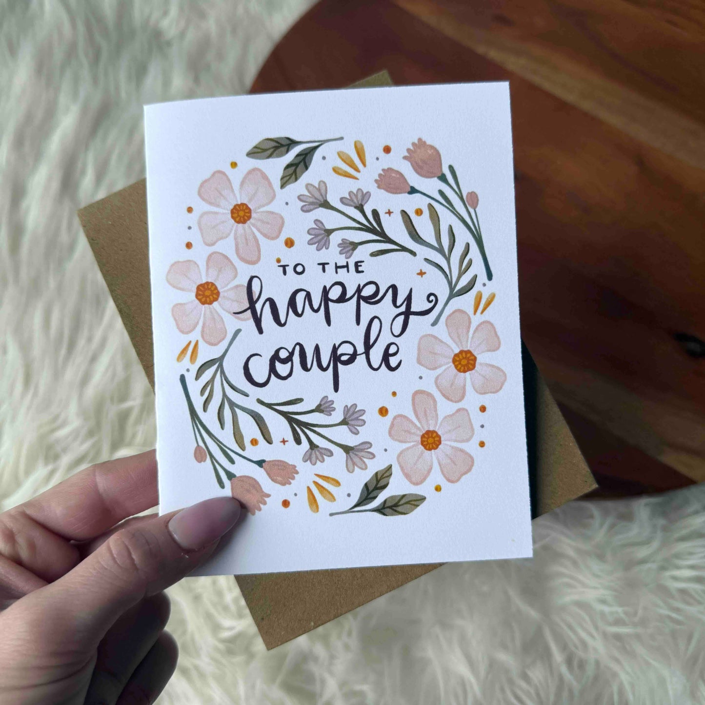 "To the happy couple" Card