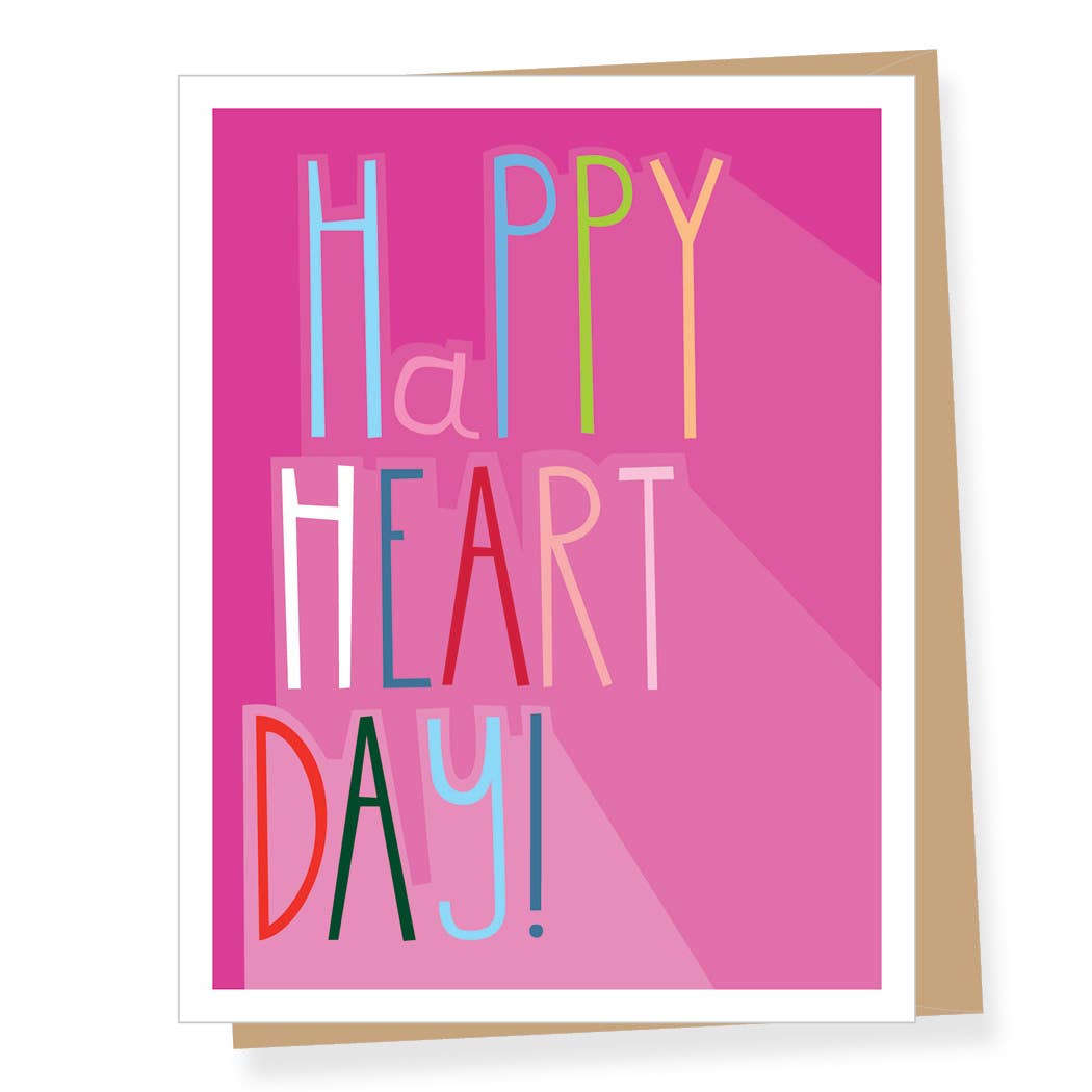 Happy Heart Day Valentine's Day Card