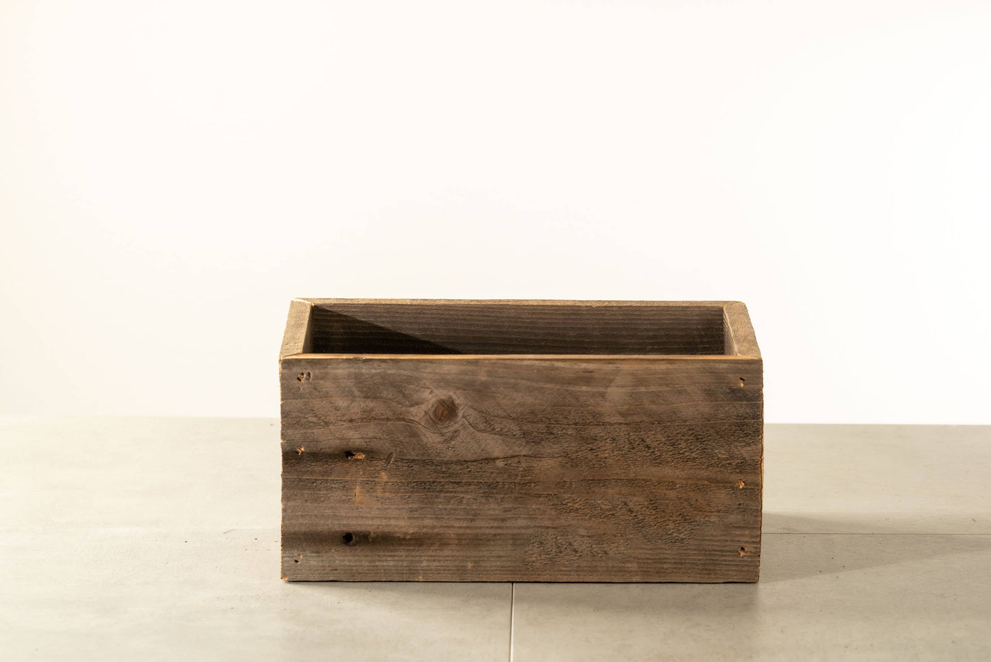 Reclaimed Wood Planter / Organizer Crate