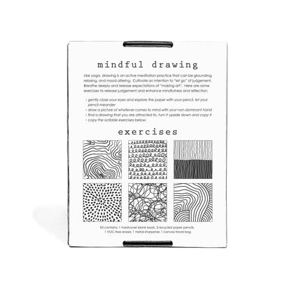 Sketchbook Art Kit - Doodle Set with Paper, Pencils and Bag