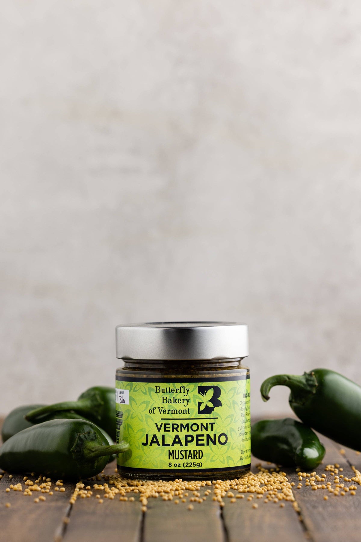 Vermont Jalapeno Mustard- 8oz jar