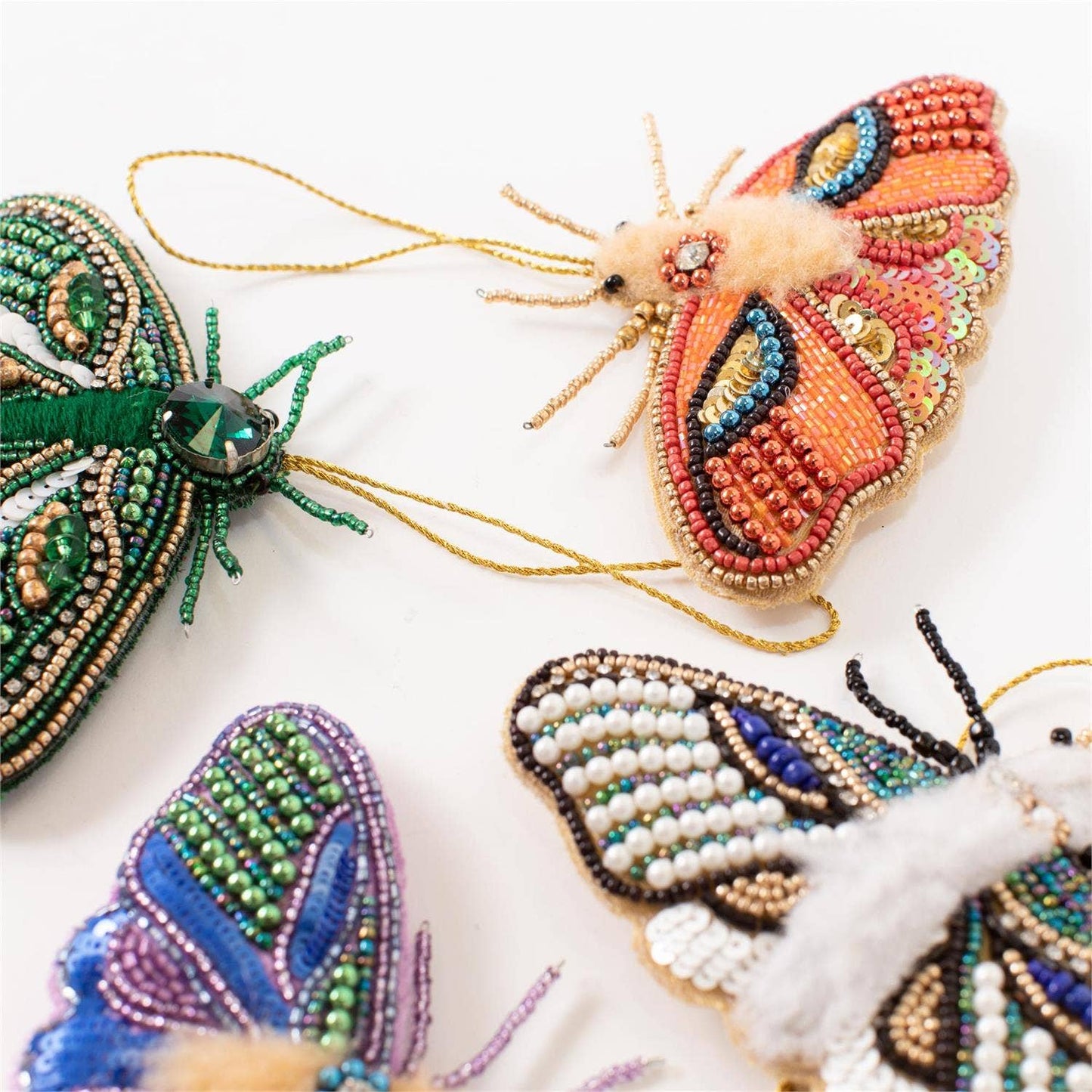 Ornaments - Beaded Moths