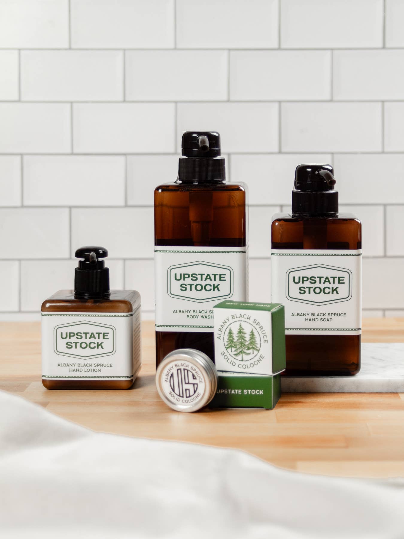 Albany Black Spruce - Hand & Body Shea Lotion - Upstate Stock