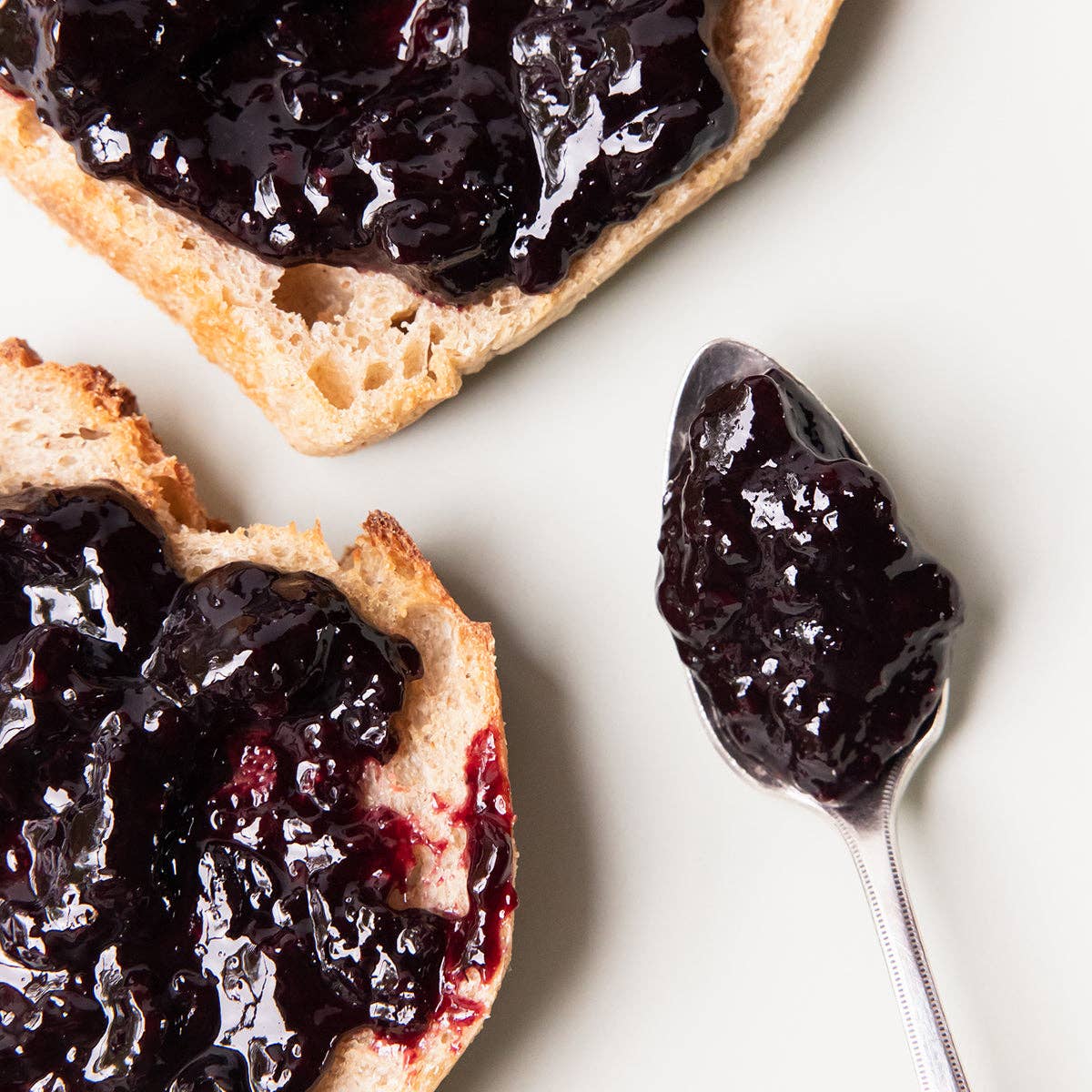Blackberry Blueberry Balsamic Jam