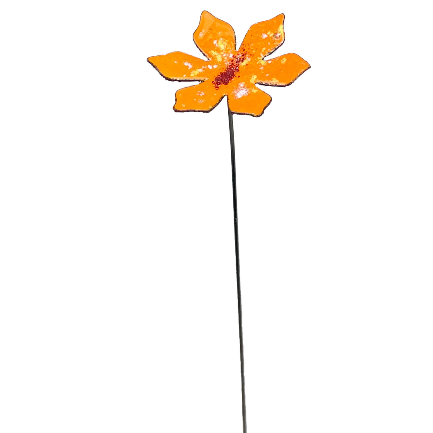 Medium Copper Enamel Flowers