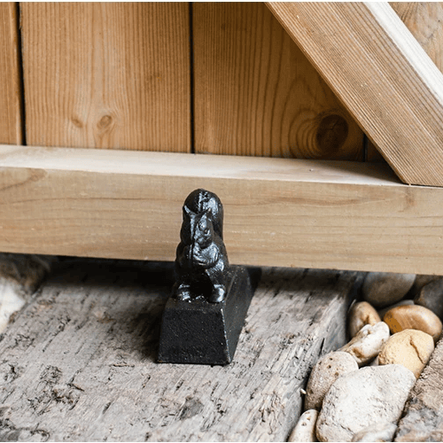 Rustic Cast Iron Squirrel Door Stop