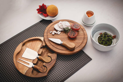 Acacia Brie Cheese Cutting Board & Tools
