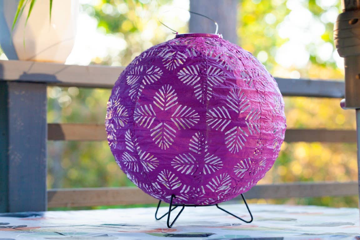 Stella Brights Solar Lantern - Violet