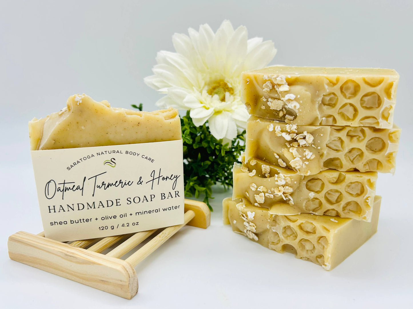Oatmeal Turmeric & Honey Handmade Soap Bar