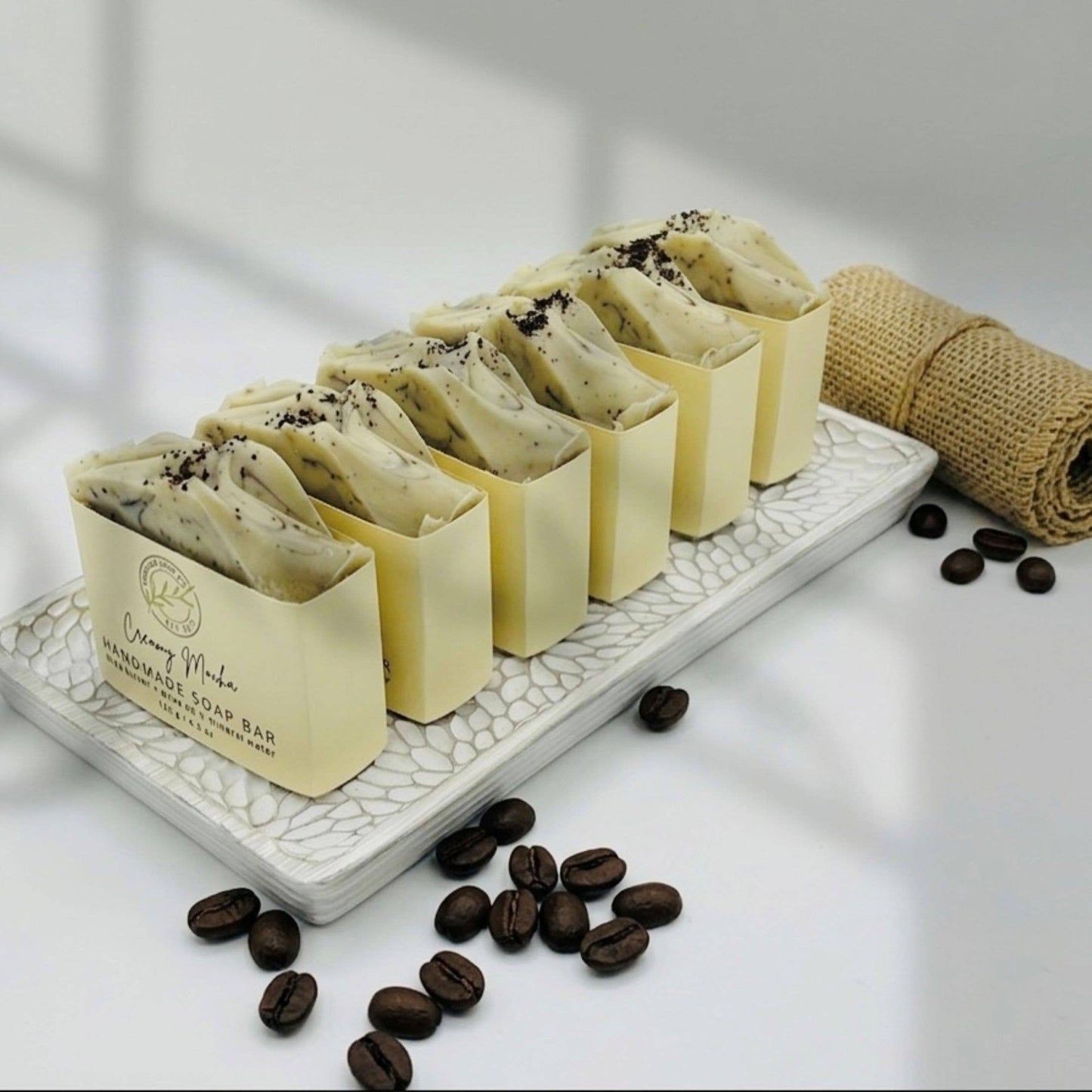 Creamy Mocha Handmade Coffee Soap Bar (VEGAN)