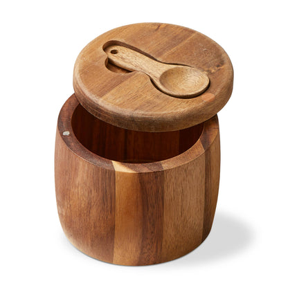 Acacia Wood Salt Cellar Natural Everyday
