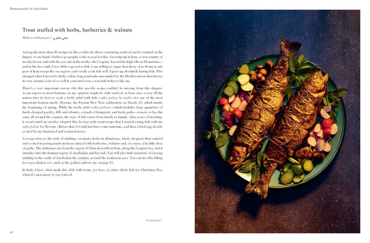 Pomegranates and Artichokes by Saghar Setareh